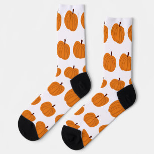 Cozy Fall Pumpkin Socks