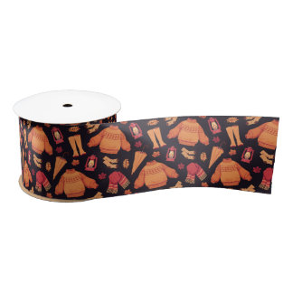 Cozy Fall  Satin Ribbon