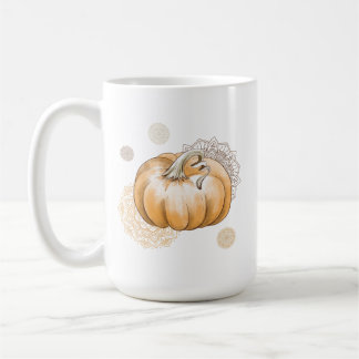 Cozy Fall Vibes in Every Sip - Boho Pumpkin Mug