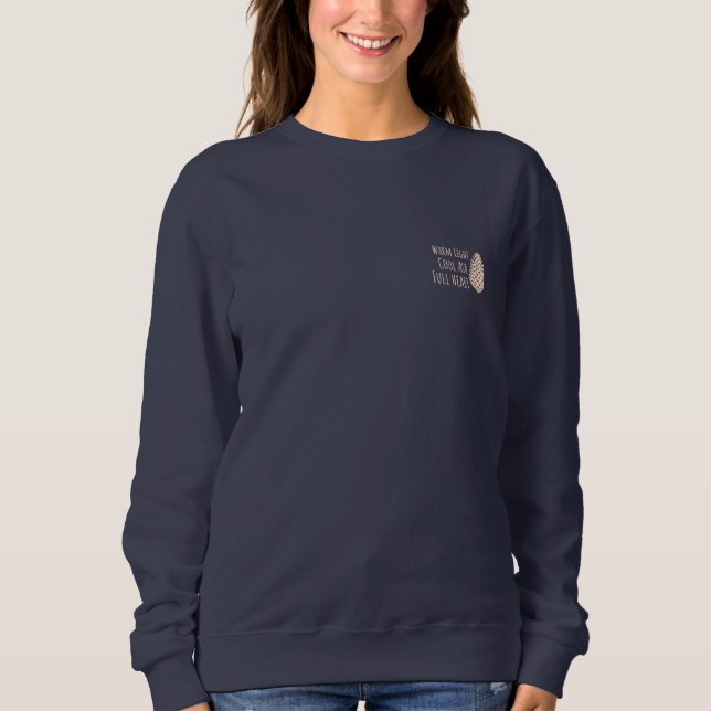 Cozy Fall Vibes Sweatshirt (Front)