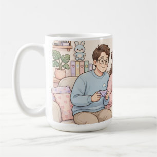 Cozy Family Gamers Mug - Family Gaming Time