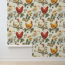 Cozy farm-inspired chicken decor for dining spaces