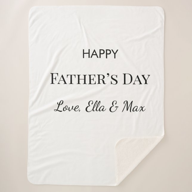 Cozy Father’s Day Blanket (Front)