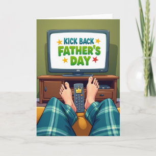 Cozy Fathers Day Scene Card
