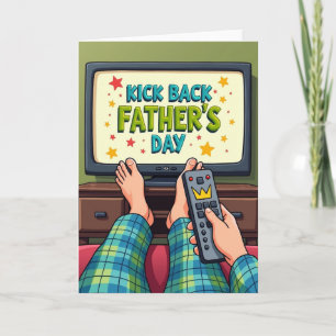 Cozy Fathers Day Tv Screen Card