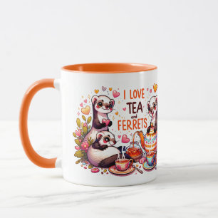 Cozy Ferret Tea Time Mug