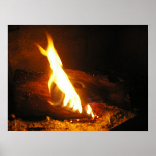 Cozy Fire Poster