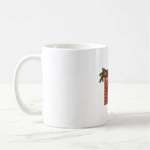 Cozy Fireplace Stockings Christmas Art Coffee Mug
