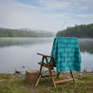 Cozy Fishing Fleece Blanket for Fishermen