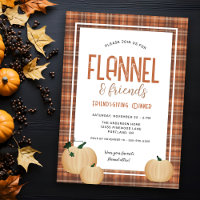 Cozy Flannel and Friends Friendsgiving Dinner