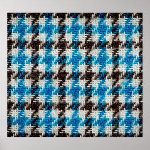 Cozy flannel fabric, textural background. poster