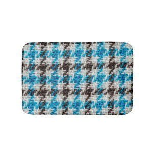Cozy Flannel: Textured Background Bath Mat