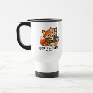Cozy Fox Coffee & Quiet Travel Mug&Tumbler Design Mug