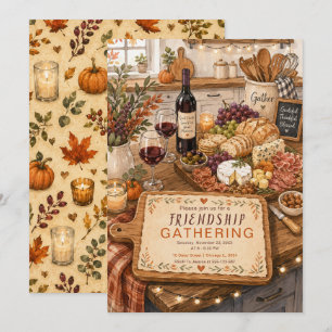 Cozy Friendsgiving Gathering Invitation