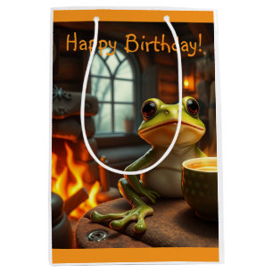 Cozy Frog Gift Bag