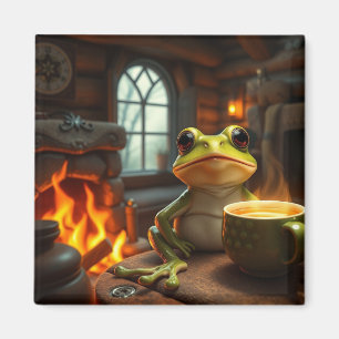 Cozy Frog Magnet