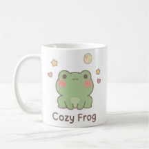 Cozy Frog Mug | Cute Kawaii Frog Cup