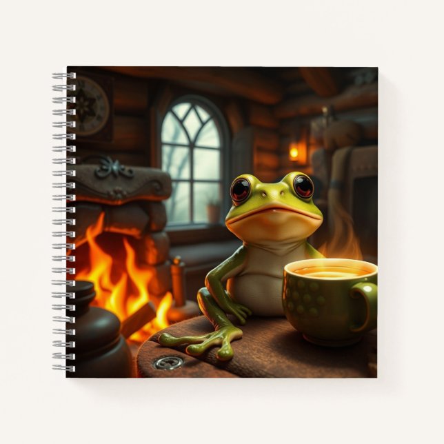 Cozy Frog Notebook (Front)