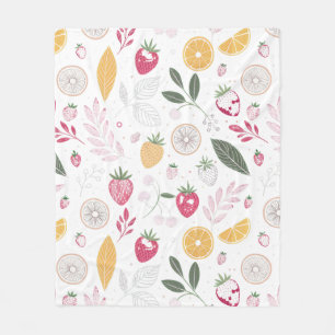 Cozy Fruit Garden Fleece BlanketFleece Blanket