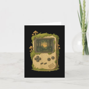 Cozy Gamer Cottagecore Aesthetic Video Game Consol Card