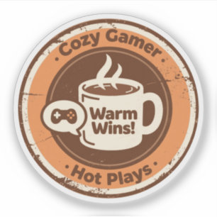 Cozy Gamer Warm Wins Hot Plays Coffee