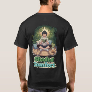 Cozy Garden Reading Art Piece T-Shirt