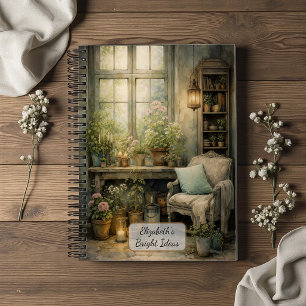 Cozy Garden Window Corner Notebook