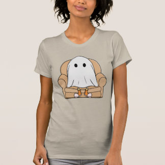 Cozy Ghost Relaxing in Armchair T-Shirt