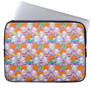 Cozy Ghosts and Books Laptop Sleeve
