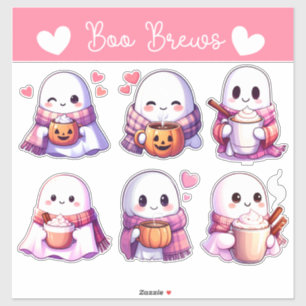 Cozy Ghosts with Autumn Mugs & Heartwarming Vibes
