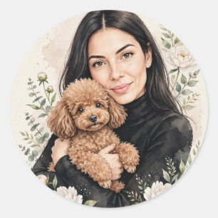 Cozy Girl either Poodle Sticker – Best Friends