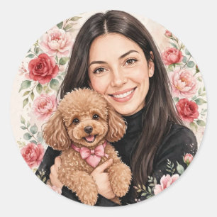 Cozy Girl either Poodle Sticker – Best Friends