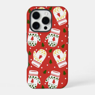 Cozy Gold Winter Gloves iPhone 16 Pro Case