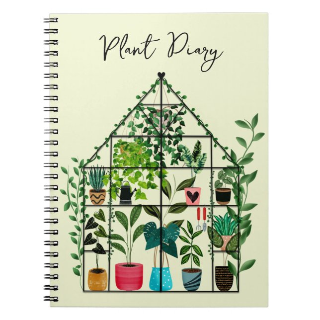 Cozy Greenhouse Notebook (Front)