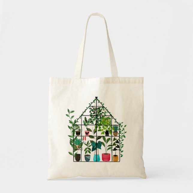 Cozy Greenhouse Tote Bag (Front)