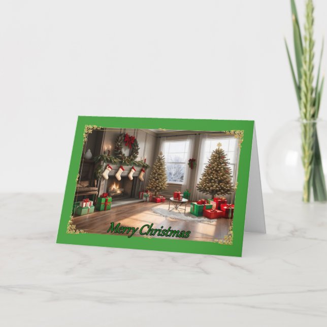 Cozy Greetings Christmas Card (Front)