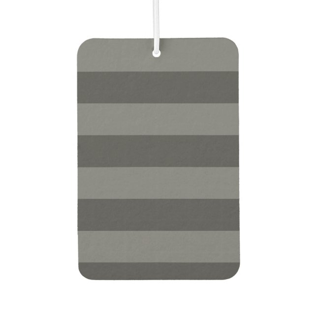 Cozy Grey Striped Air Freshener (Front)