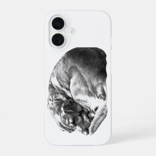 Cozy Guardian iPhone 16 Case (Back)