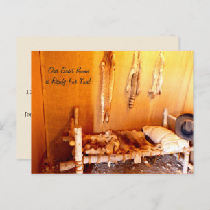 Cozy Guest Room New Address Announcement