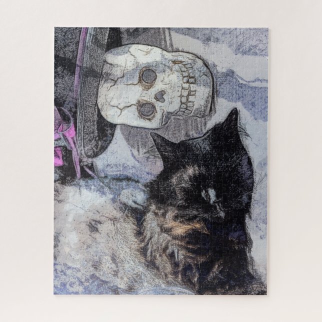 Cozy Halloween Jigsaw Puzzle (Vertical)