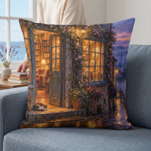 Cozy Harbour Bookstore at Twilight