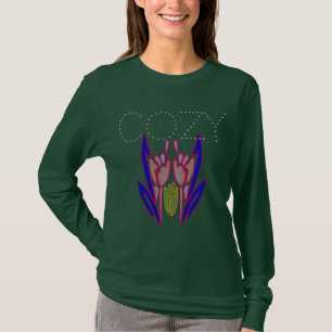 Cozy head floral soft nice lovely  T-Shirt