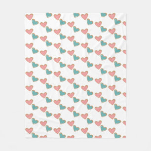 Cozy Heart-Patterned Blanket