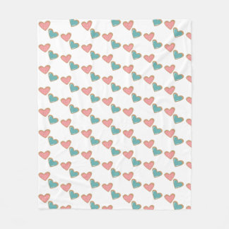 Cozy Heart-Patterned Blanket