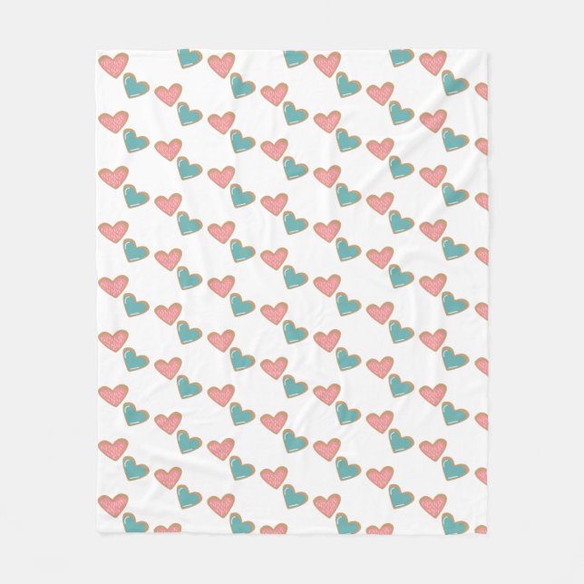 Cozy Heart-Patterned Blanket (Front)