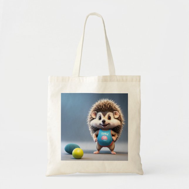 Cozy Hedgehog Deligh Tote Bag (Front)