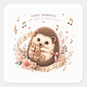 Cozy Hedgehog Stickers