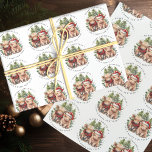 Cozy Highland Cow Farm Animals Merry Christmas Wrapping Paper<br><div class="desc">Wrap your gifts in a delightful touch of the countryside with our Highland Cow Christmas Wrapping Paper. This festive paper brings a whimsical charm to your holiday celebrations, perfect for those who adore farm animal themes and farmhouse aesthetics. Features Charming Design: Featuring a majestic highland cow and three adorable calves,...</div>