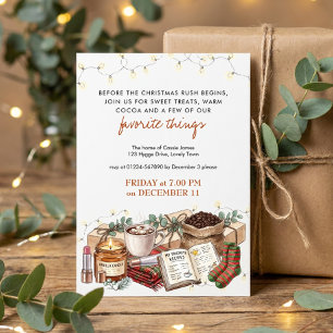 Cozy Holiday Favourite Things Party Invitation