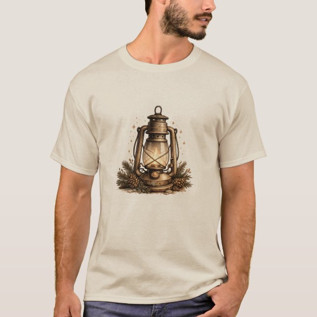 Cozy Holiday Lantern T-Shirt (Front)